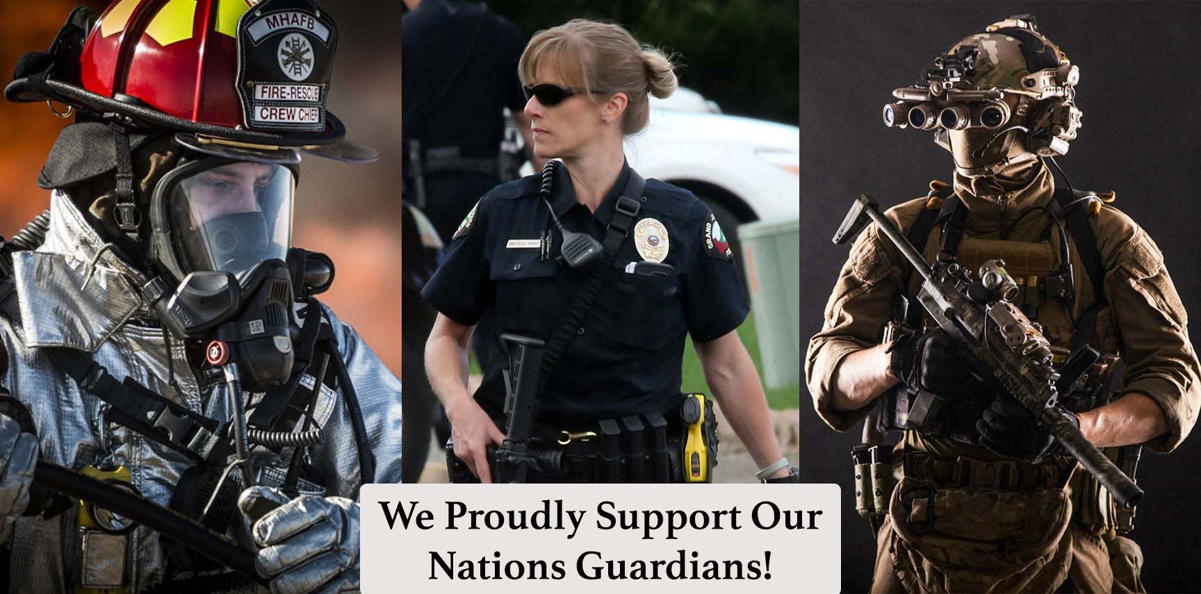 We Proudly Support Our Nations Guardians!