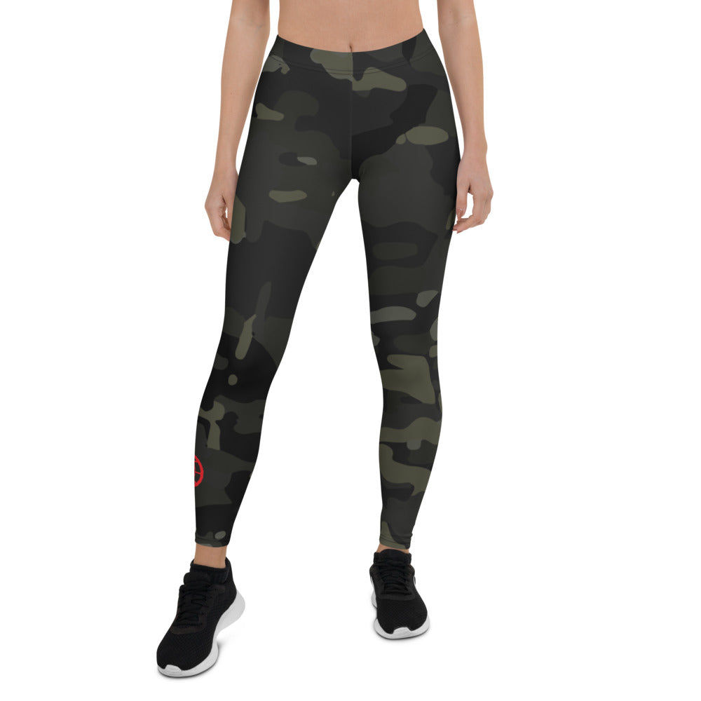 Black Multicam Compression Leggings