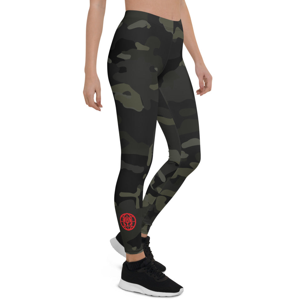 Black Multicam Compression Leggings