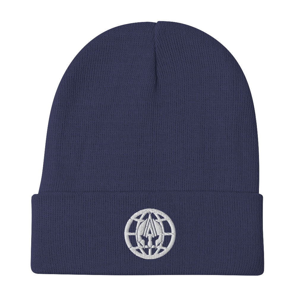 Shield Beanie - Navy Blue