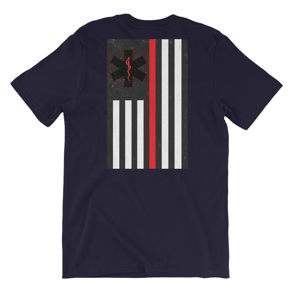 Thin Red Line - Navy Blue