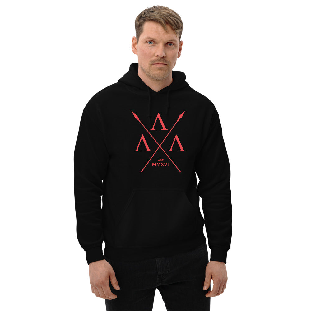 Alpha Trigram Hoodie - Black